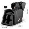 2024 Black, Zero Gravity Massage Chair Recliner