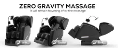 2024 Black, Zero Gravity Massage Chair Recliner