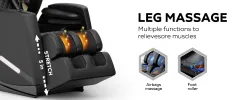 2024 Black, Zero Gravity Massage Chair Recliner