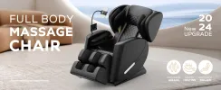 2024 Black, Zero Gravity Massage Chair Recliner