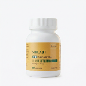 Shilajit Extract 550mg With Ashwagandha For Men And Women Energy, Stamina & Vitality Support And More, 60 Capsules