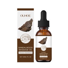 OUHOE Sandalwood Massage Essential Oil, Gently Moisturizes Whole Body Skin Daily Body Care Massage Sandalwood Essential Oil