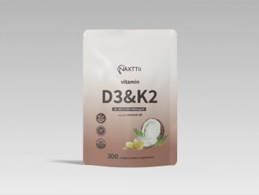 D3K2 Bone Health Softgels 300 Capsules