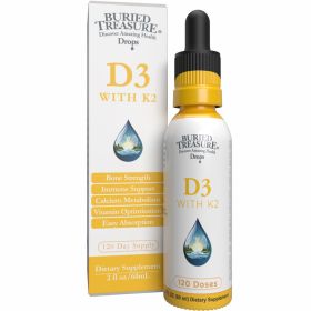D3 5,000 IU w/ K2 | The Sunshine Vitamin (120 servings)