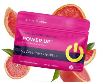 Power Up 5g Creatine Monohydrate Gummies with Betalain Pre-workout (12-Pack)