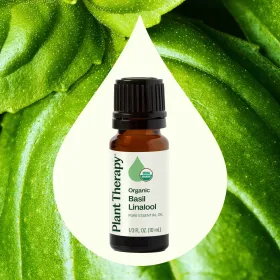 Organic Basil Linalool Essential Oil - 10 mL