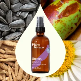 Stress Body Oil with Ashwagandha - 4 oz