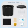XXL Ice Bath Tub, 102 GL Portable Cold Plunge Tub