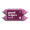 Rosewater Scented Flushable Wipes â€“ XL Plant-Based Personal Wipes, 2 Re-Sealable Packs (100 Total)