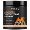 Testosterone Supplement for Men with Fenugreek, Tongkat Ali, Shilajit & Boron | Support Vitality, Energy & Muscle – 90 Capsules
