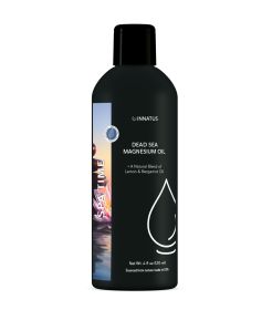 Natural Dead Sea Magnesium Spa Time Oil 4oz Topical Oil for Muscle Relief & Relaxation Infused with Spearmint, Lemon