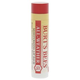 All-Weather Moisturizing Lip Balm Spf 15 By Burts Bees For Women - 0.15 Oz Lip Balm