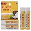 Coconut And Pear Moisturizing Lip Balm Twin Pack By Burts Bees For Unisex - 2 X 0.15 Oz Lip Balm