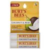 Coconut And Pear Moisturizing Lip Balm Twin Pack By Burts Bees For Unisex - 2 X 0.15 Oz Lip Balm