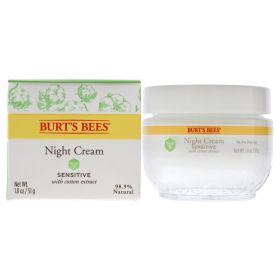 Sensitive Night Cream By Burts Bees For Unisex - 1.8 Oz Cream