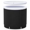 Outdoor Ice Plunge Tub with Lid - 66 Gal