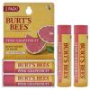 Pink Grapefruit Moisturizing Lip Balm Twin Pack By Burts Bees For Unisex - 2 X 0.15 Oz Lip Balm
