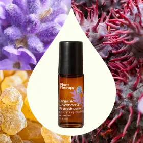 Organic Lavender Frankincense Castor Body Oil Roll - 30 mL
