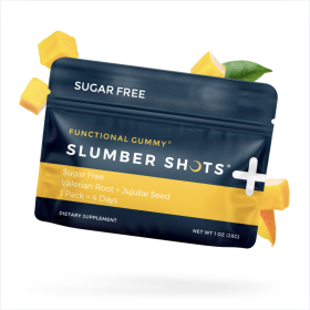 Slumber Shots (Option: Sugar Free - Sleep Aid Gummies | 12-Pack, Mango Flavor)