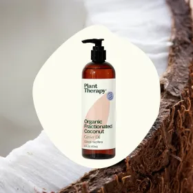 Organic Fractionated Coconut Carrier Oil (Option: 4 oz)