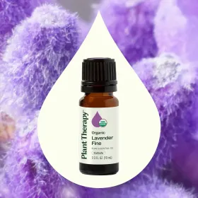 Organic Lavender Fine Essential Oil (Option: 10 mL)