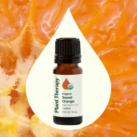 Organic Sweet Orange Essential Oil (Option: 10 mL)