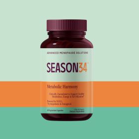 SEASON34 Metabolic Harmony | 60 Capsules, 1 Month Supply | Menopause Supplement for Energy, Satiety & Metabolic Health | Doctor-Formulated (Title: Default Title)