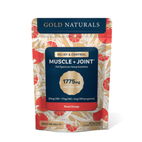 Muscle + Joint Relief Gummies â€“ Full-Spectrum Hemp Extract for Fast Recovery & Pain Support (Flavor: Blood Orange, size: 1 PACK)
