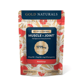 Muscle + Joint Relief Gummies â€“ Full-Spectrum Hemp Extract for Fast Recovery & Pain Support (Flavor: Blood Orange, size: 25 PACK)
