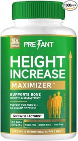 PRETANT-Growth Capsules to Grow Taller - Height Increase Maximizer with Calcium for Bone Strength -Natural Get Taller Supplement - Dietary Edible Heal (size: Height)