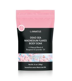 Pure Dead Sea Magnesium Flakes Clarity Soak Relaxing & Replenishing 14oz Bath Soak Infused with Eucalyptus, Rosemary, Peppermint (Default: Default)
