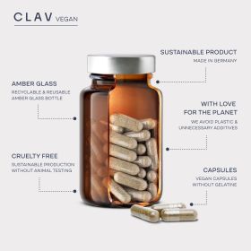 Boswellia Extract Capsules with MSM Horsetail Extract Gotu Kola & Ginger Extracts Joint Support Supplement 120 Capsules (Brand: Clav)