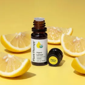 Organic Lemon Essential Oil (size: 10 mL)